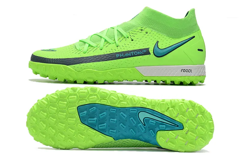 Nike Phantom GT Pro TF - Green/Bright Lime/Teal Blue