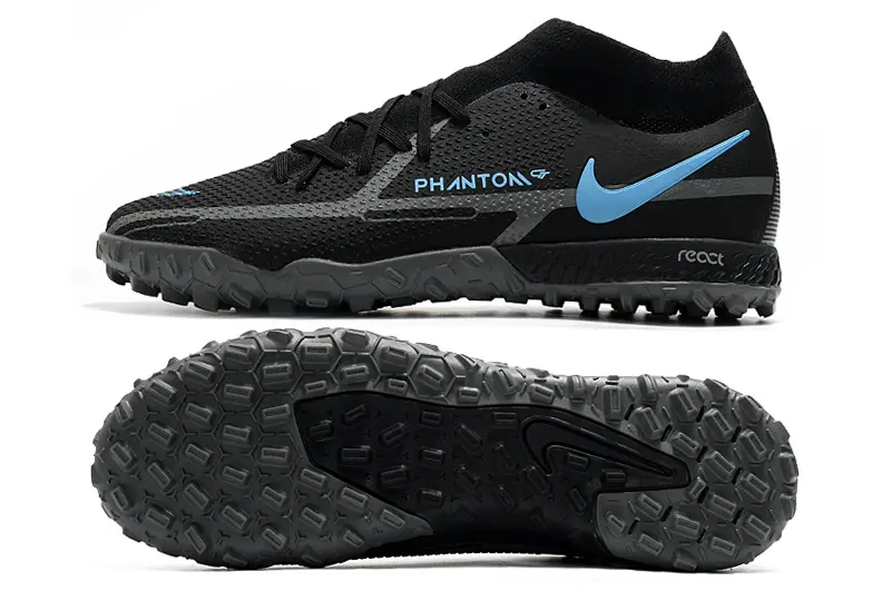 Nike Phantom GT Pro TF - Black/Sky Blue/Graphite Grey