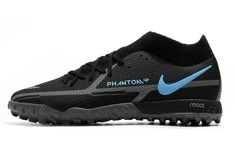 Nike Phantom GT Pro TF - Black/Sky Blue/Graphite Grey