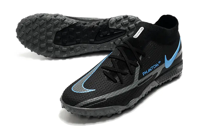 Nike Phantom GT Pro TF - Black/Sky Blue/Graphite Grey
