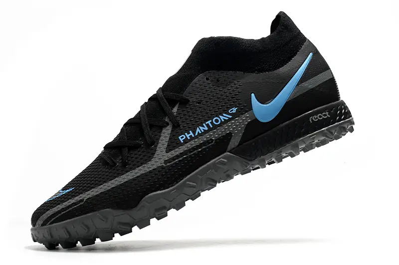 Nike Phantom GT Pro TF - Black/Sky Blue/Graphite Grey