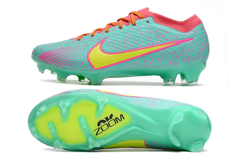 Nike Air Zoom Mercurial Vapor 15 Elite FG - Aqua/Bright Pink/Sunny Yellow