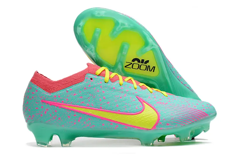 Nike Air Zoom Mercurial Vapor 15 Elite FG - Aqua/Bright Pink/Sunny Yellow