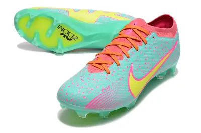 Nike Air Zoom Mercurial Vapor 15 Elite FG - Aqua/Bright Pink/Sunny Yellow