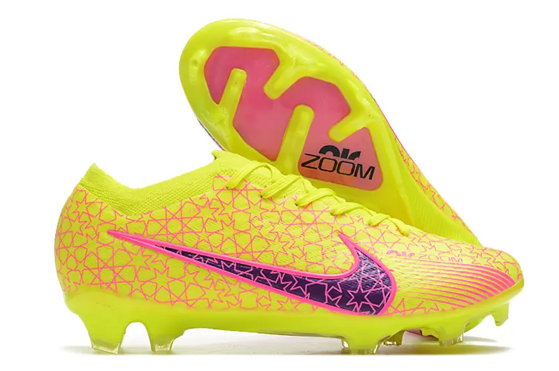 Nike Air Zoom Mercurial Vapor 15 Elite FG - Yellow/Vivid Neon/Pink Accent