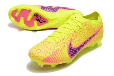 Nike Air Zoom Mercurial Vapor 15 Elite FG - Yellow/Vivid Neon/Pink Accent