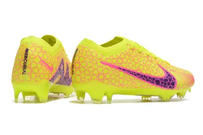 Nike Air Zoom Mercurial Vapor 15 Elite FG - Yellow/Vivid Neon/Pink Accent
