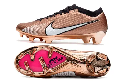 Nike Air Zoom Mercurial Vapor 15 Elite FG - Bronze/Metallic Gold/Rich Pink