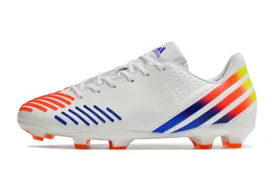 Adidas Predator LZ FG - White/Electric Orange/Deep Blue