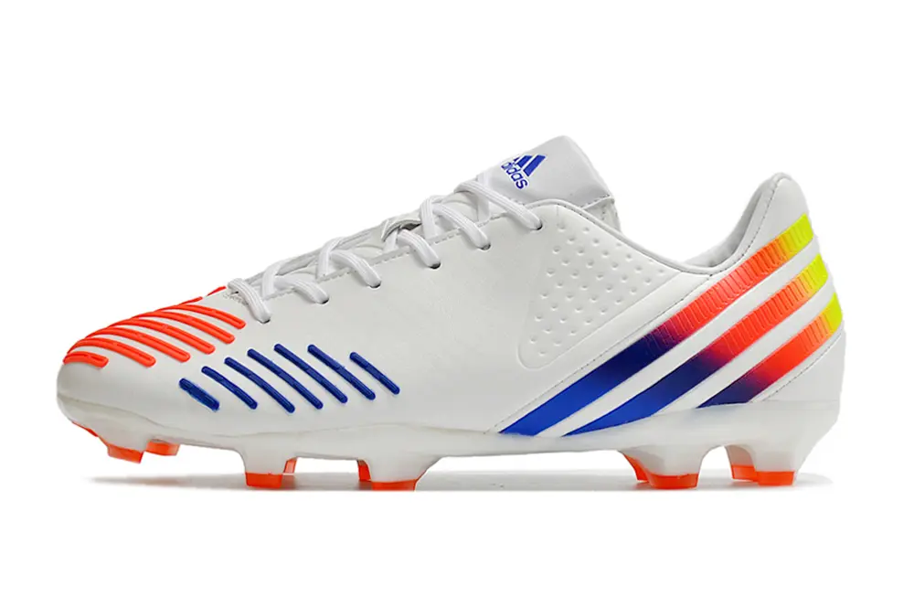 Adidas Predator LZ FG - White/Electric Orange/Deep Blue
