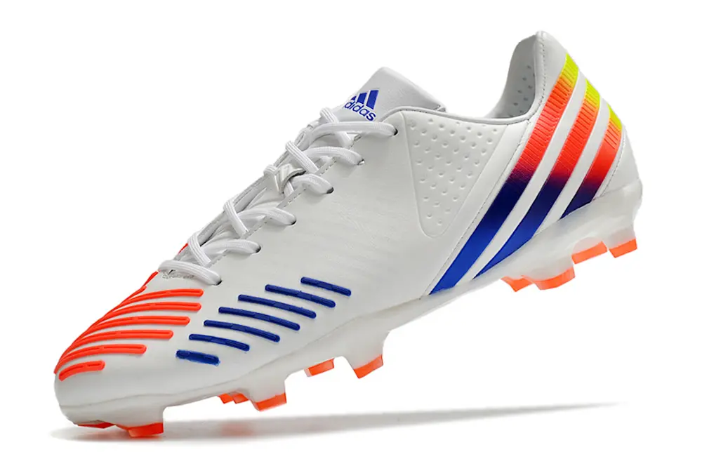Adidas Predator LZ FG - White/Electric Orange/Deep Blue
