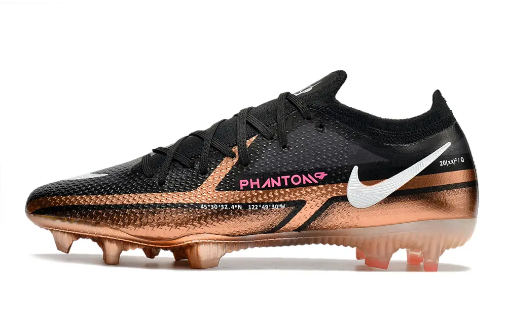 Nike Phantom GT 2 Elite FG - Black/Metallic Rose/Crimson Pink