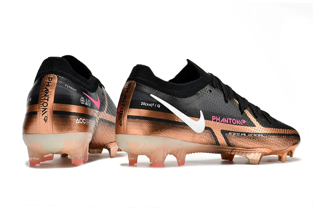 Nike Phantom GT 2 Elite FG - Black/Metallic Rose/Crimson Pink