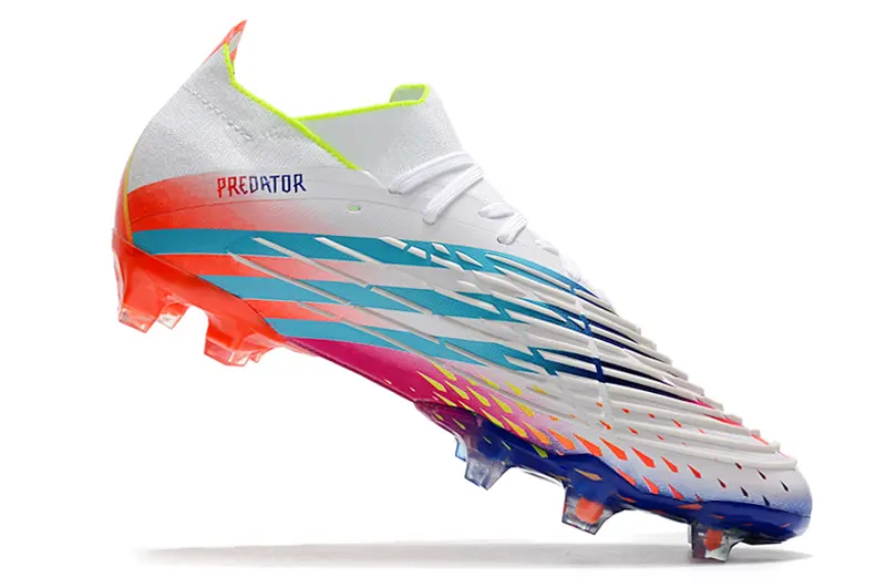 Adidas Predator Edge.1 FG - White/Neon Yellow/Blue Gradient