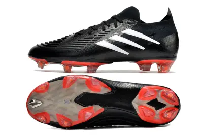 Adidas Predator Edge.1 FG - Black/Red Blaze/White Flash