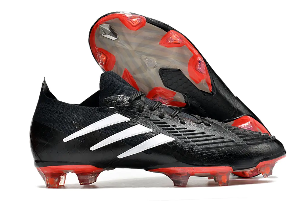 Adidas Predator Edge.1 FG - Black/Red Blaze/White Flash