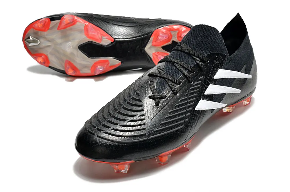 Adidas Predator Edge.1 FG - Black/Red Blaze/White Flash