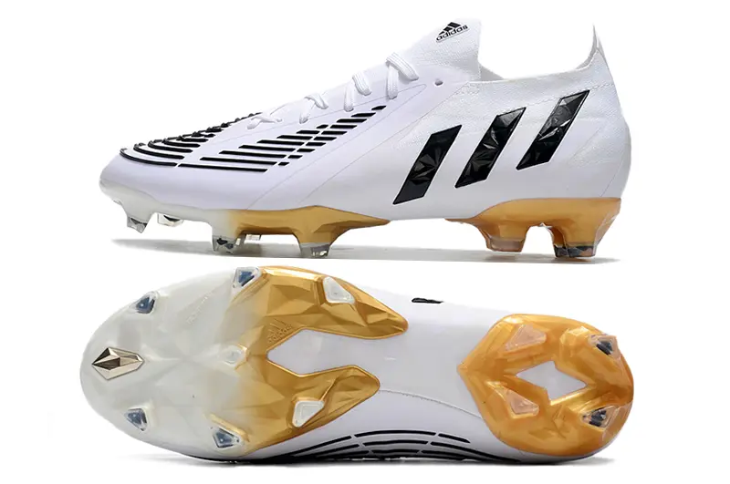 Adidas Predator Edge.1 FG - White/Midnight Black/Gold Surge
