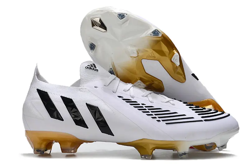 Adidas Predator Edge.1 FG - White/Midnight Black/Gold Surge