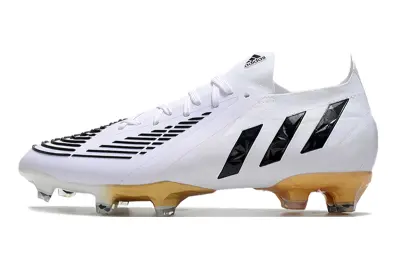 Adidas Predator Edge.1 FG - White/Midnight Black/Gold Surge