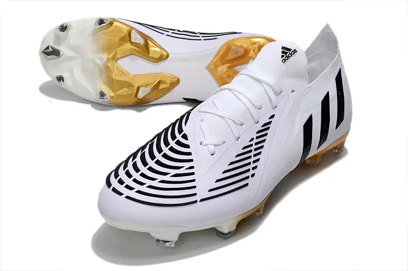Adidas Predator Edge.1 FG - White/Midnight Black/Gold Surge