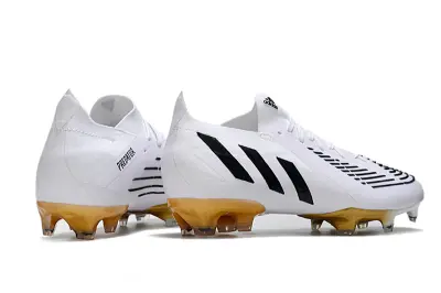 Adidas Predator Edge.1 FG - White/Midnight Black/Gold Surge
