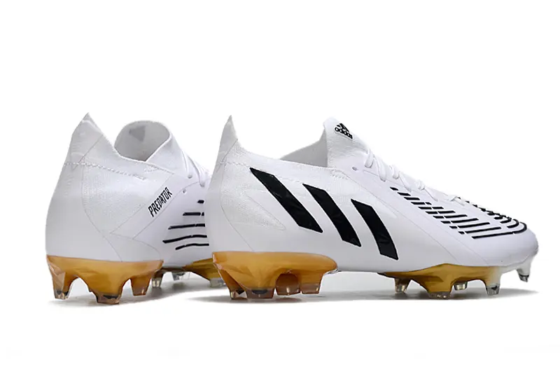Adidas Predator Edge.1 FG - White/Midnight Black/Gold Surge