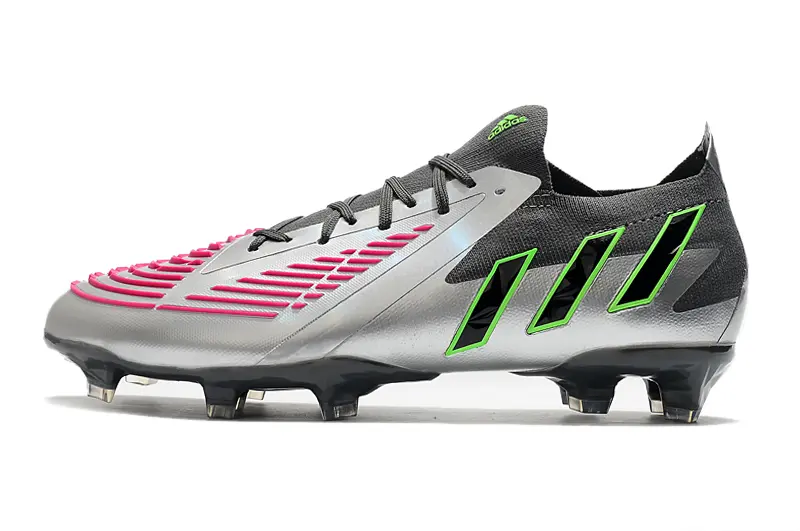 Adidas Predator Edge.1 FG - Silver/Neon Green/Pink Fusion