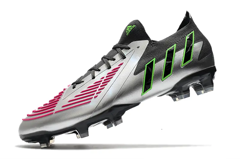 Adidas Predator Edge.1 FG - Silver/Neon Green/Pink Fusion