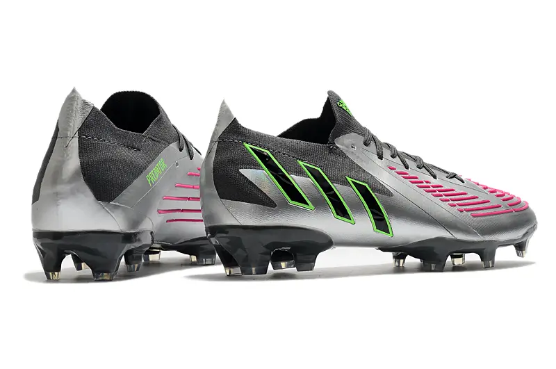 Adidas Predator Edge.1 FG - Silver/Neon Green/Pink Fusion
