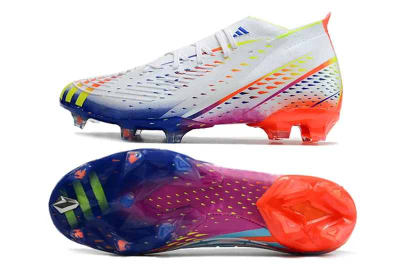 Adidas Predator Edge.1 FG - White/Electric Blue/Neon Orange