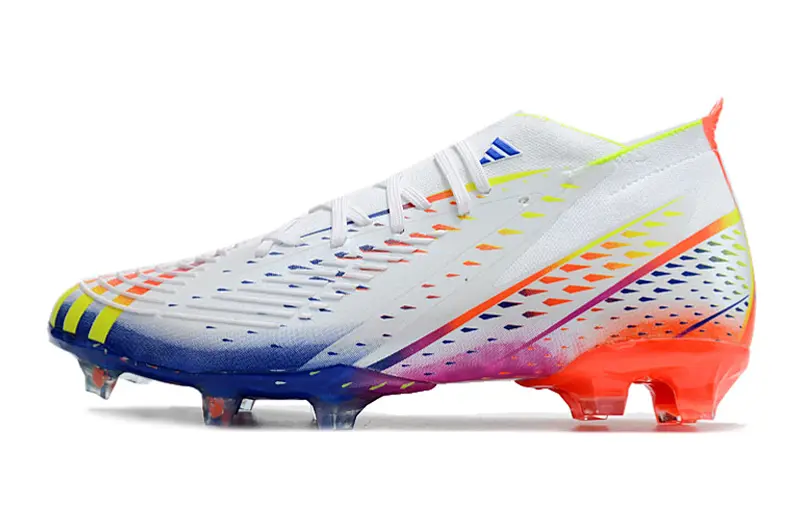 Adidas Predator Edge.1 FG - White/Electric Blue/Neon Orange