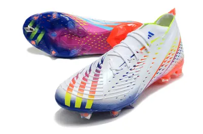 Adidas Predator Edge.1 FG - White/Electric Blue/Neon Orange