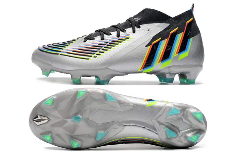 Adidas Predator Edge.1 FG - Silver/Vibrant Green/Neon Yellow