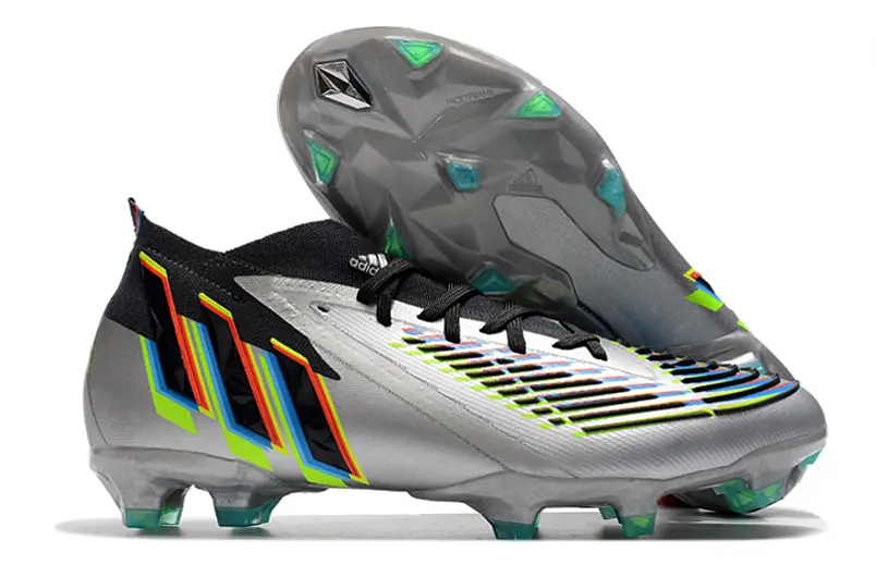 Adidas Predator Edge.1 FG - Silver/Vibrant Green/Neon Yellow