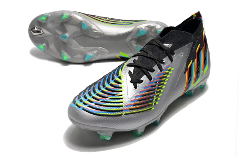 Adidas Predator Edge.1 FG - Silver/Vibrant Green/Neon Yellow