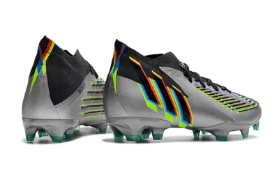 Adidas Predator Edge.1 FG - Silver/Vibrant Green/Neon Yellow