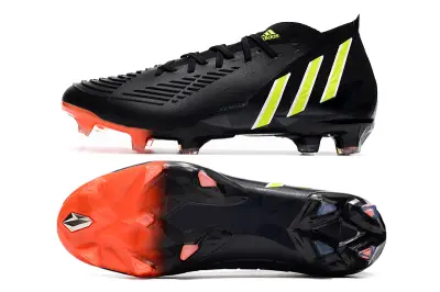 Adidas Predator Edge.1 FG - Black/Vibrant Yellow/Flame Orange