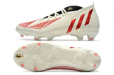 Adidas Predator Edge.1 FG - White/Vivid Red/Black