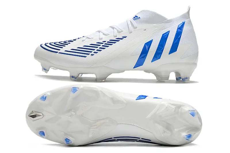 Adidas Predator Edge.1 FG - White/Blue Wave/Crystal Blue