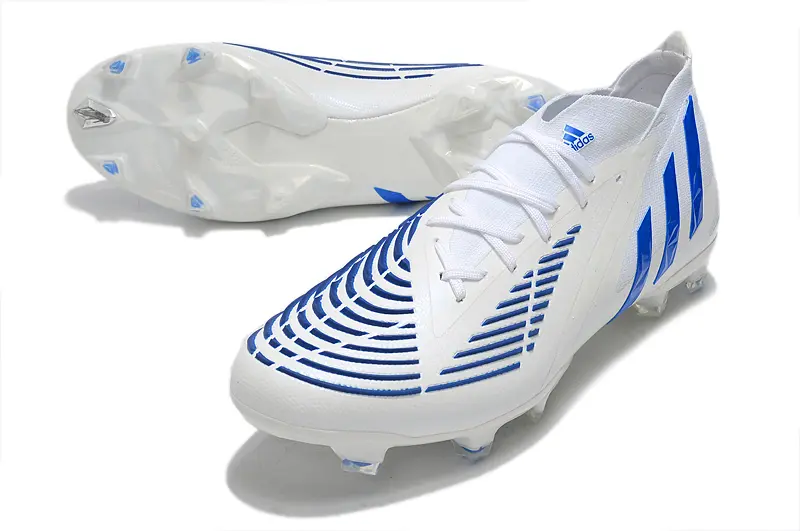 Adidas Predator Edge.1 FG - White/Blue Wave/Crystal Blue