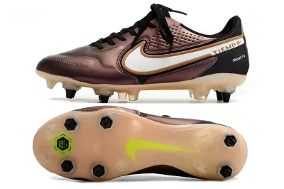 Nike Tiempo Legend 9 Elite SG - Brown/Deep Bronze/Neon Yellow