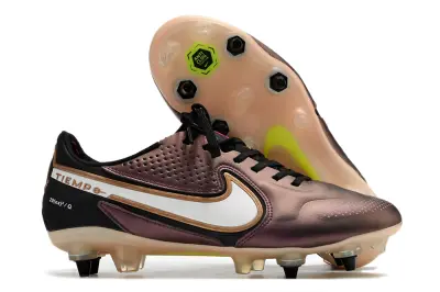 Nike Tiempo Legend 9 Elite SG - Brown/Deep Bronze/Neon Yellow