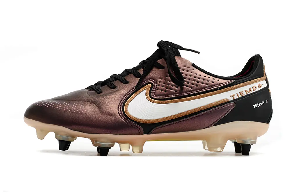 Nike Tiempo Legend 9 Elite SG - Brown/Deep Bronze/Neon Yellow