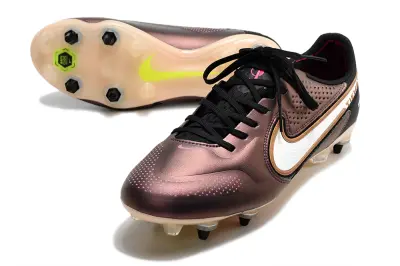 Nike Tiempo Legend 9 Elite SG - Brown/Deep Bronze/Neon Yellow
