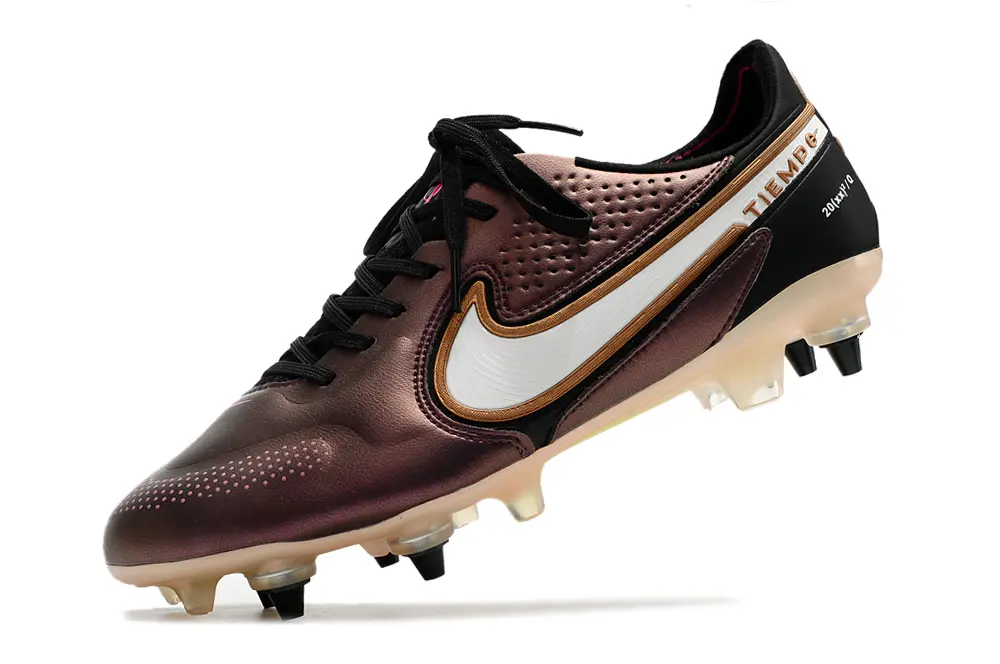 Nike Tiempo Legend 9 Elite SG - Brown/Deep Bronze/Neon Yellow
