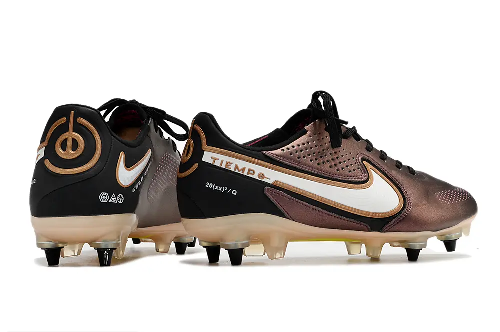 Nike Tiempo Legend 9 Elite SG - Brown/Deep Bronze/Neon Yellow