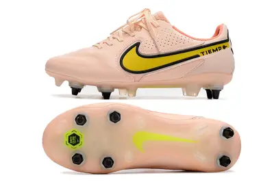 Nike Tiempo Legend 9 Elite SG - Pink/Cyber Yellow/Black