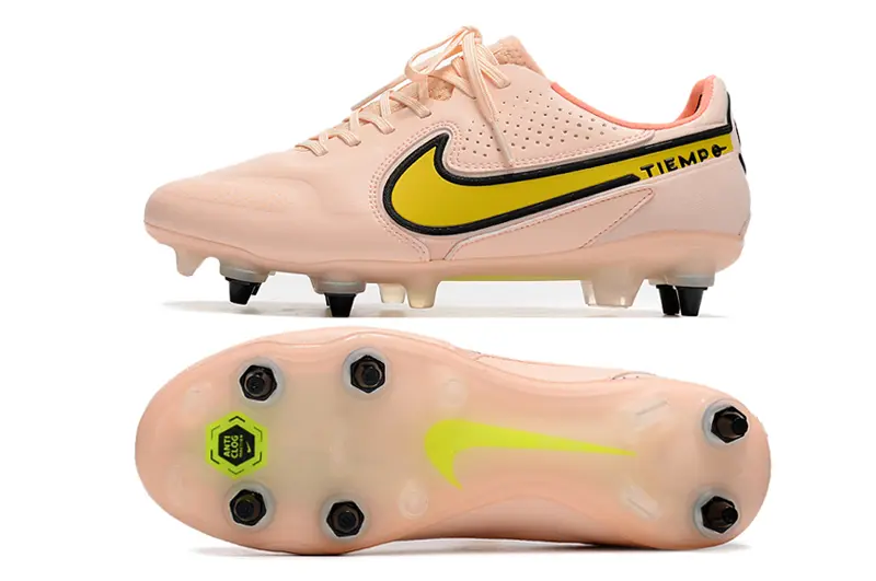 Nike Tiempo Legend 9 Elite SG - Pink/Cyber Yellow/Black