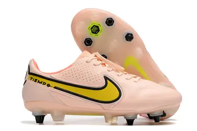Nike Tiempo Legend 9 Elite SG - Pink/Cyber Yellow/Black